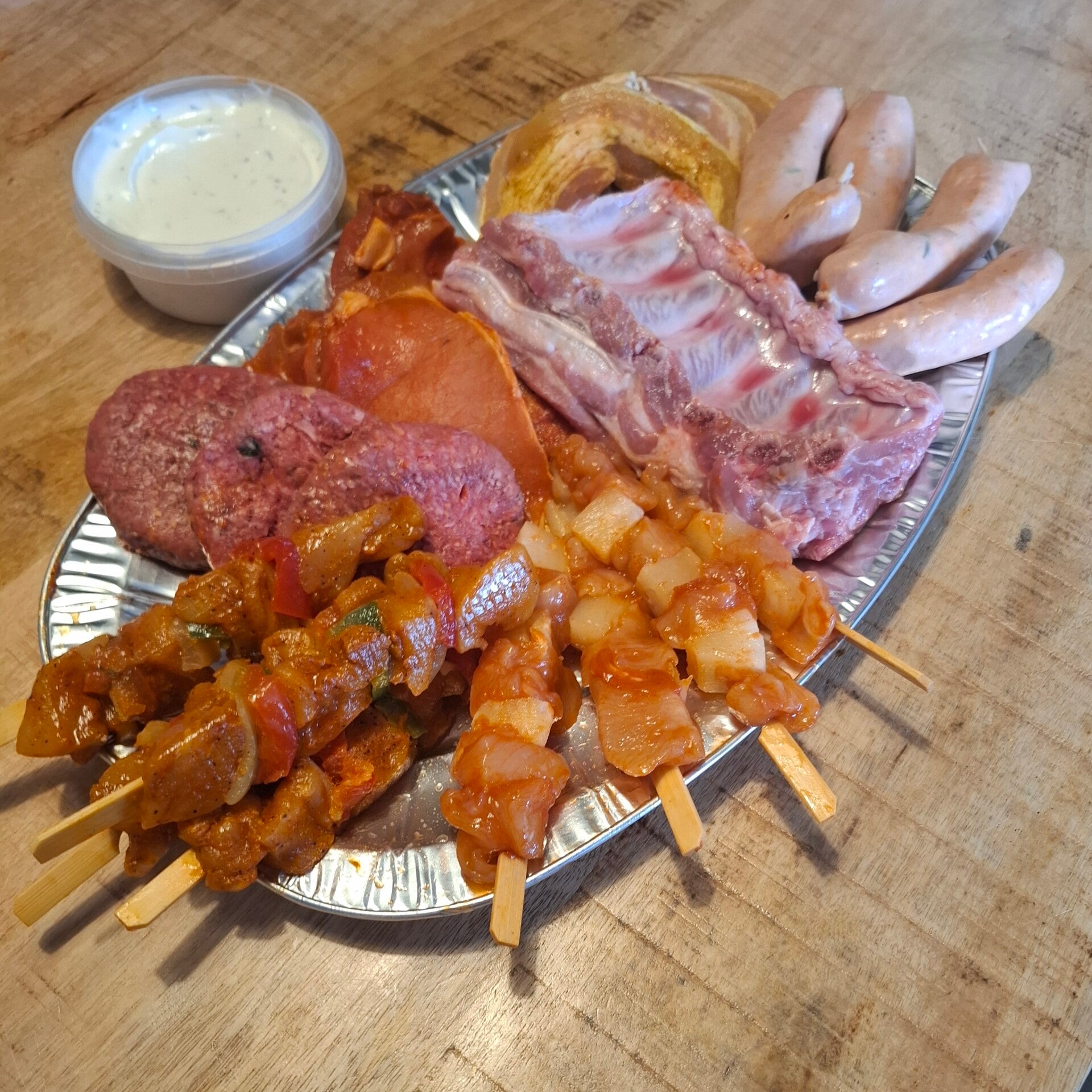Bbq pakket 4 persoons