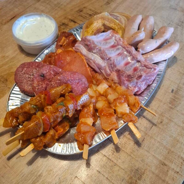 Bbq pakket 4 persoons