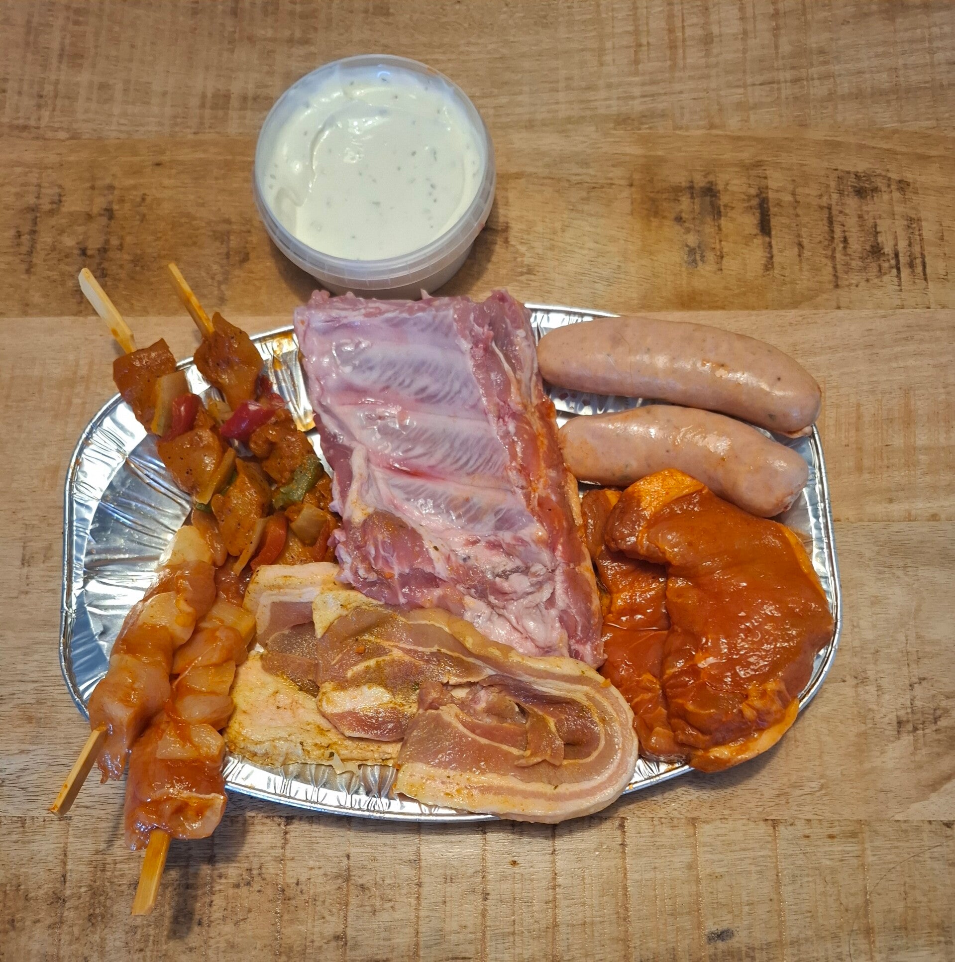Bbq pakket 2 persoons