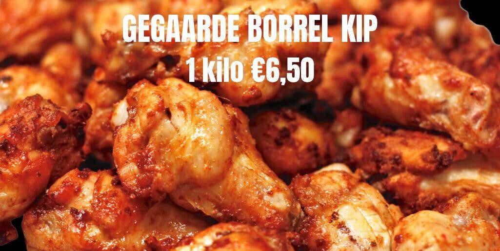 Gegaarde borrelkip