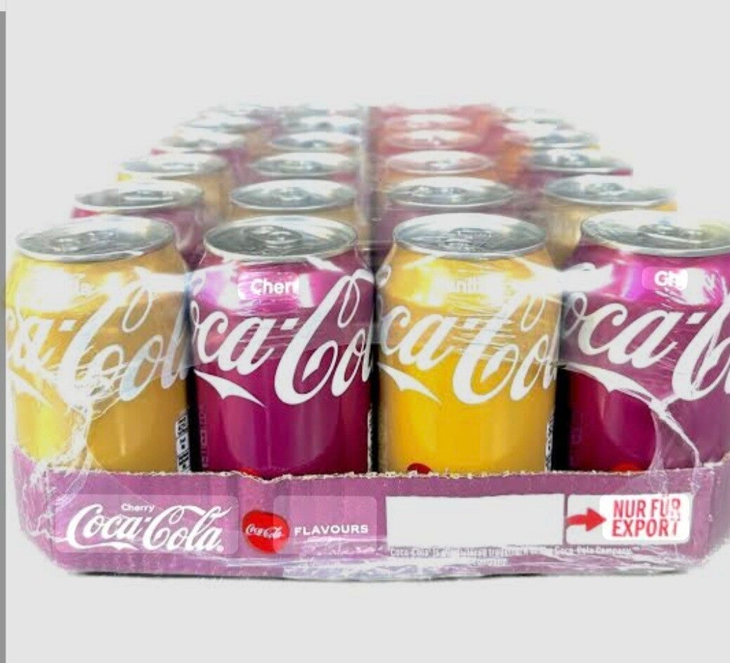Mix tray coca cola cherry/vanille