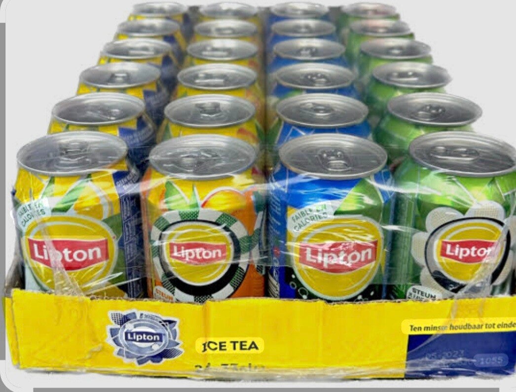 Mix tray Ice Tea sparkling/peach/lemon/green