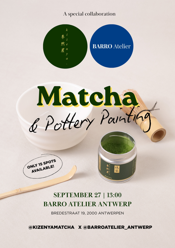 Matcha X Pottery Painting