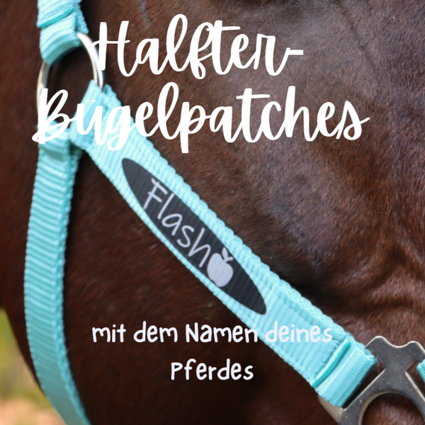Halfter - Aufbügel - Patches oval mit Namen