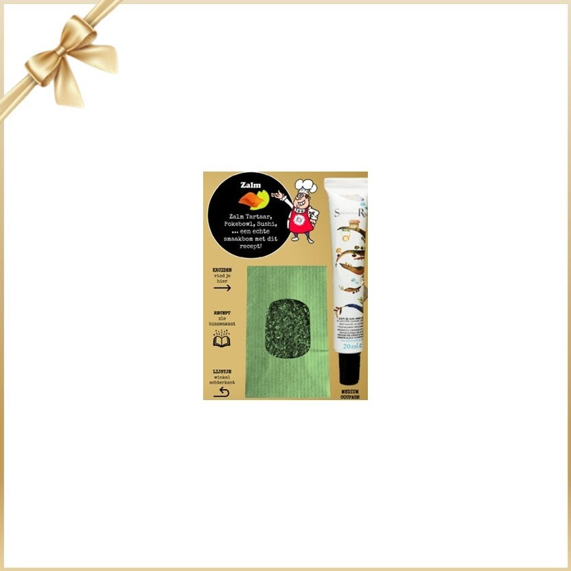 Geschenkje iets lekkers - SMAAKMAKERS:  MEDIUM Zalm mix + RECEPT