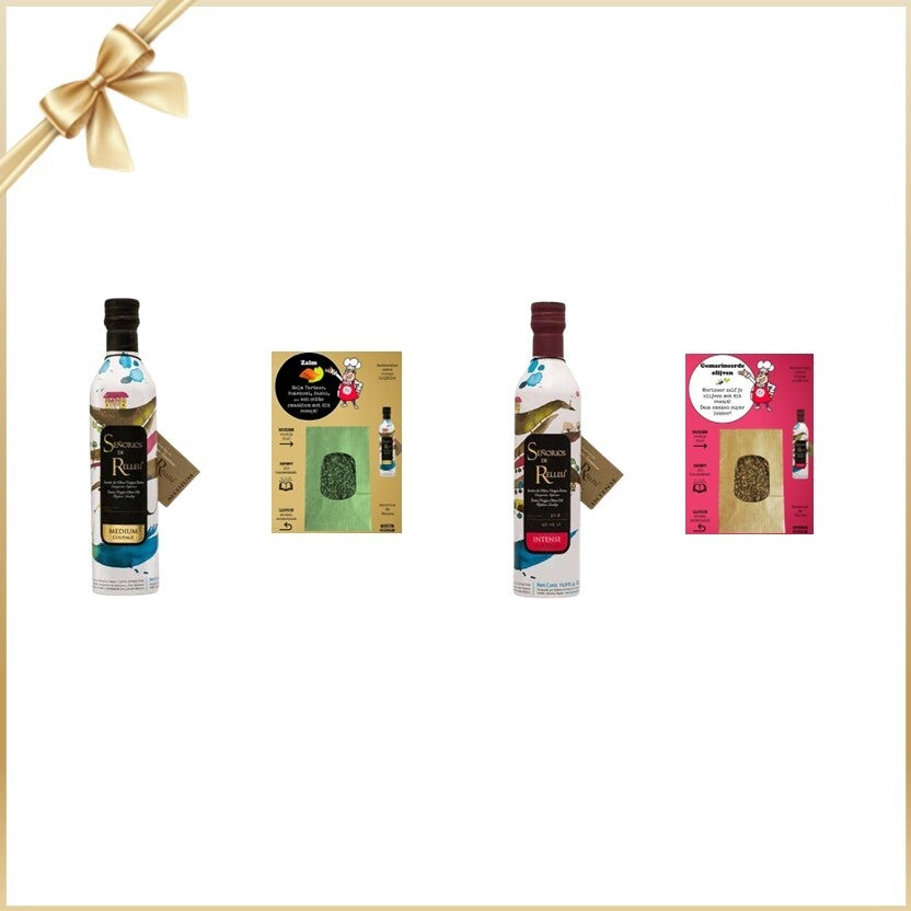 Geschenk box 4-delig:  MEDIUM + INTENSE & RECIPE