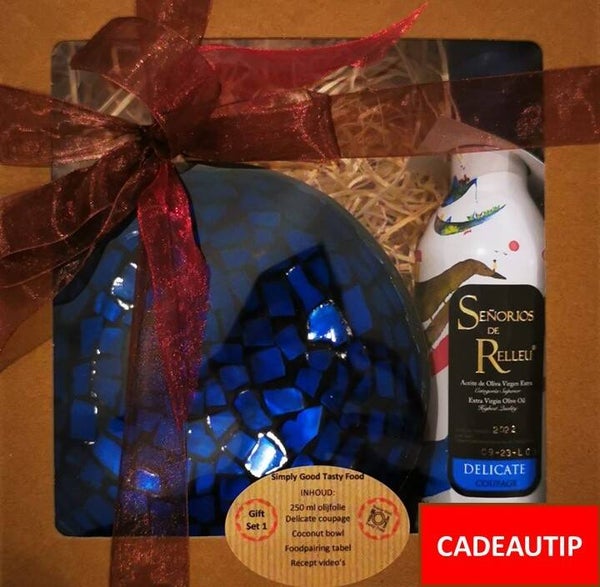 SET 1 - DELICATE 250 ML + COCONUT BOWL (kleur naar keuze)