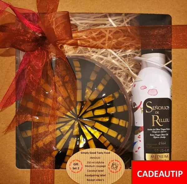 SET 2 - MEDIUM 250 ML + COCONUT BOWL (kleur naar keuze)
