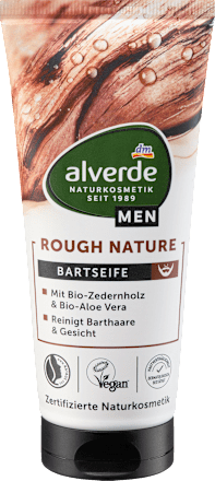 Alverde MEN Rough Nature baardzeep, 100 ml