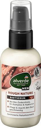 Alverde MEN Rough Nature baardserum, 75 ml