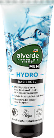 Alverde MEN hydro scheergel, 125 ml