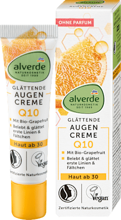 Alverde Q10 Gladmakende oogcrème, 15 ml