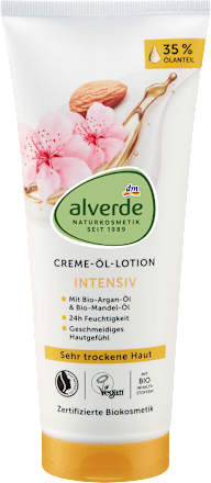 Alverde Intensive Bodylotion Crème-olie, 200 ml