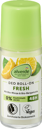 Alverde Deodorant Roll-on Fresh, 50 ml