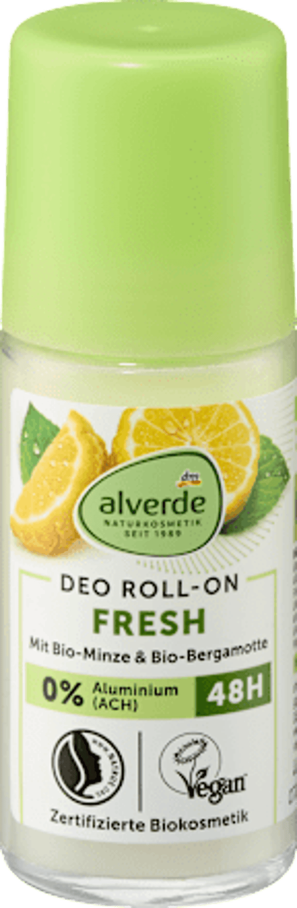 Alverde Deodorant Roll-on Fresh, 50 ml