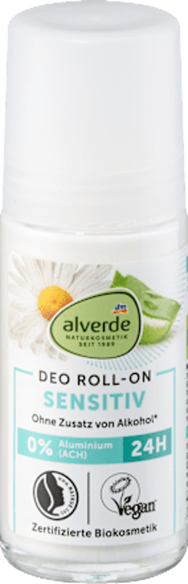 Alverde Sensitive Deodorant Roll-on, 50 ml