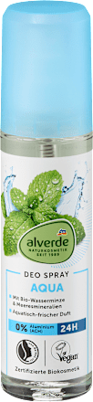 Alverde Deodorant Verstuiver Aqua, 75 ml