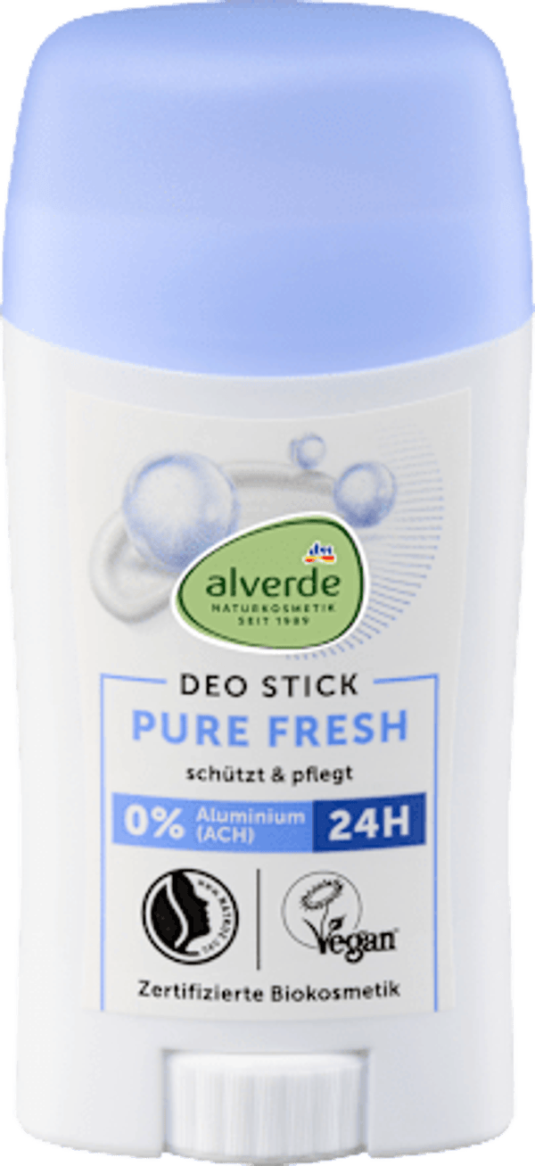 Alverde Deodorant Stick Pure Fresh, 50 ml