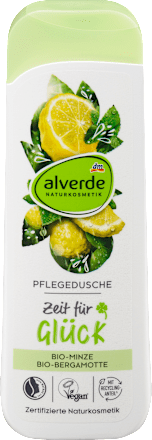 Alverde verzorgende douchegel munt/bergamot,  250 ml