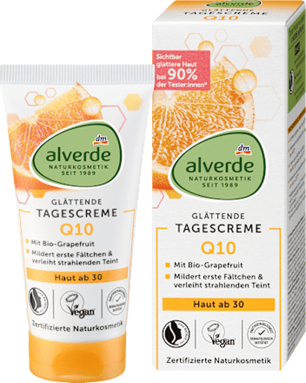 Alverde Q10 Dagcrème Huid Vanaf 30 jaar, 50 ml