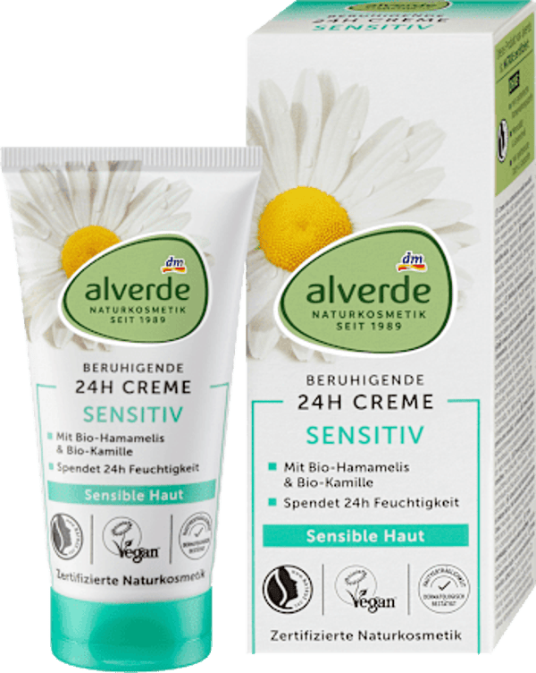 Alverde Sensitive 24 H Crème, 50 ml