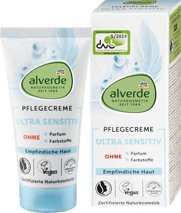 Alverde Ultra Sensitive Gezichtscrème, 50 ml