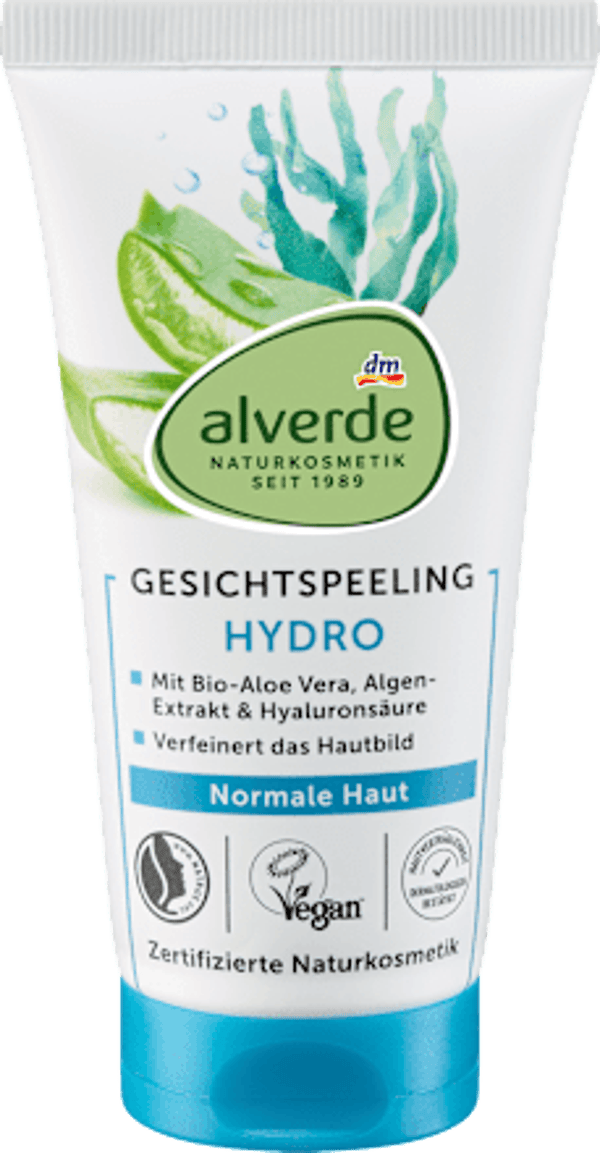Alverde Hydro Gezichtspeeling, 75 ml