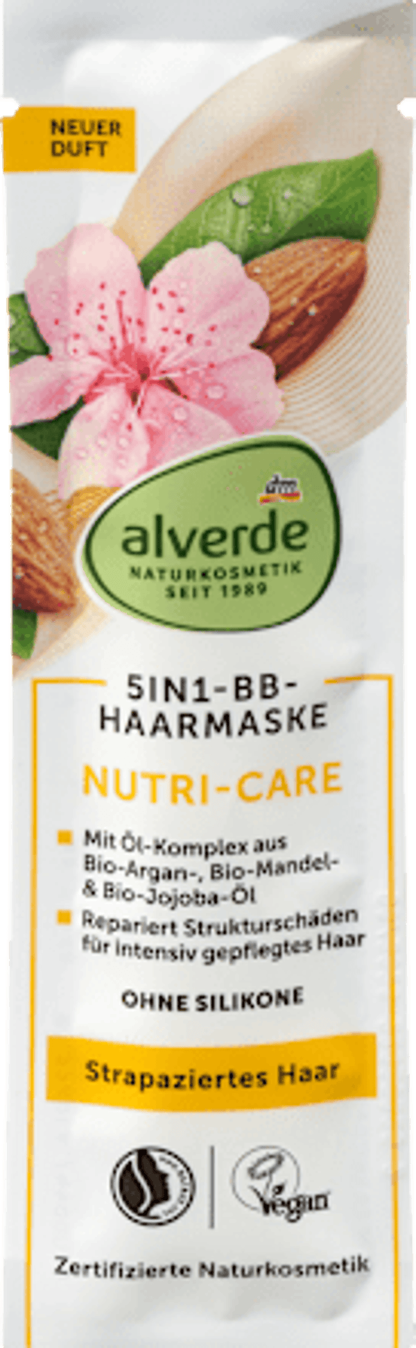 Alverde haarmasker 5in1 BB Nutri & Care, 20 ml