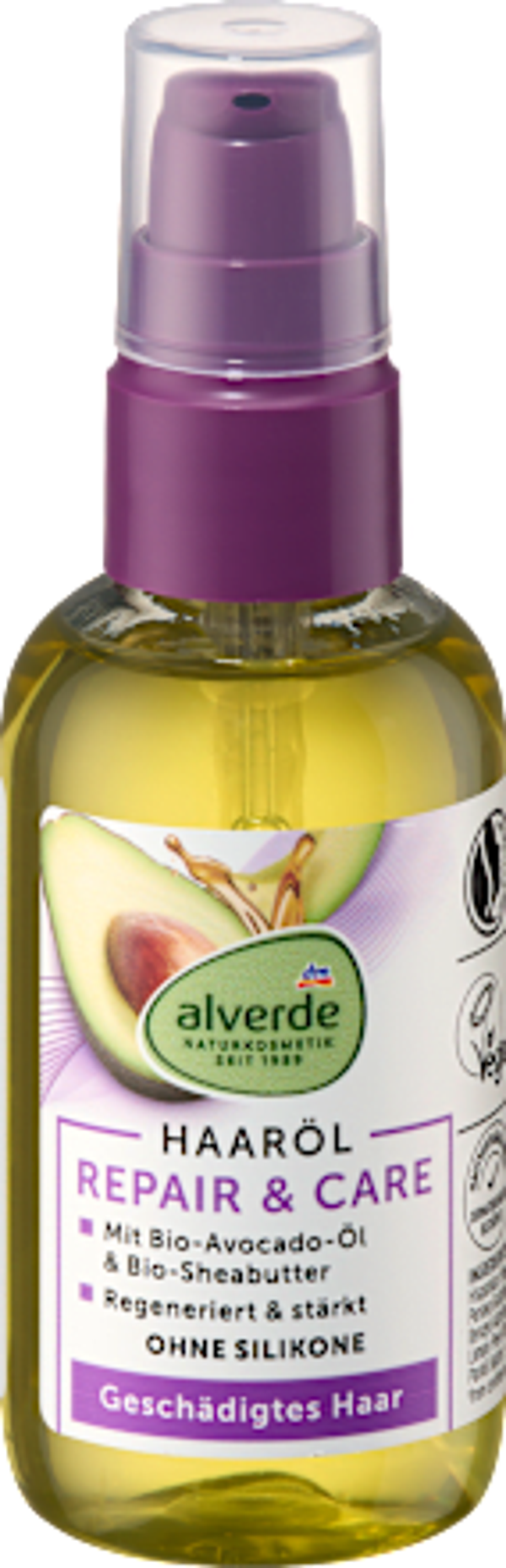 Alverde herstellende olie Repair & Care, 75 ml