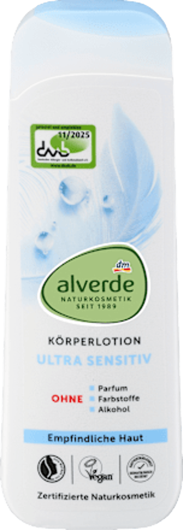 Alverde Ultra Sensitive Bodylotion, 250 ml