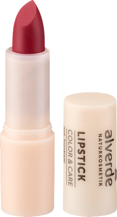 Alverde Lip & Care lippenstift kleur 08 Cherry