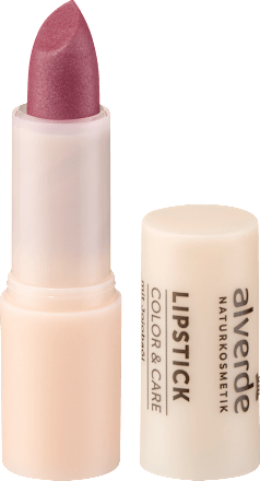 Alverde Lip & Care lippenstift kleur 04 Berry