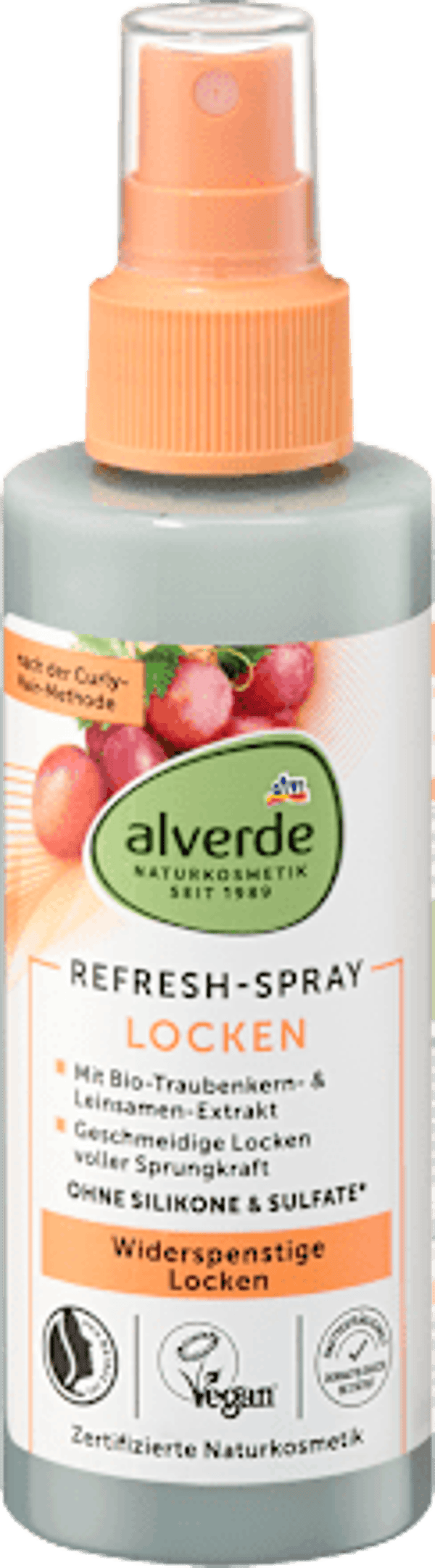 Alverde opfrissende spray Krullen, 150 ml