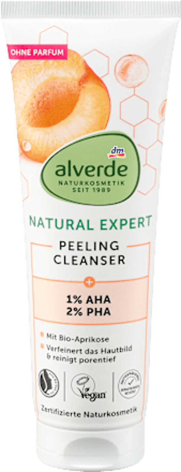 Alverde peeling cleanser natural expert, 125 ml