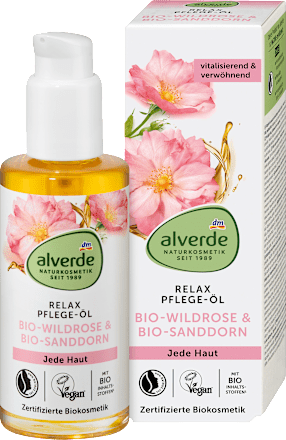 Alverde Verzorgende Olie Wilde Roos, 100 ml