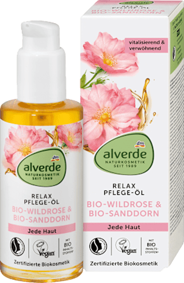 Alverde Verzorgende Olie Wilde Roos, 100 ml