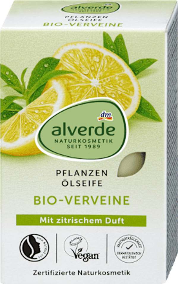 Alverde handzeep met verveine, 100 gram