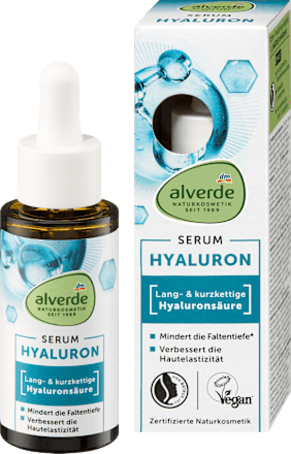 Alverde Serum Hyaluron, 30 ml