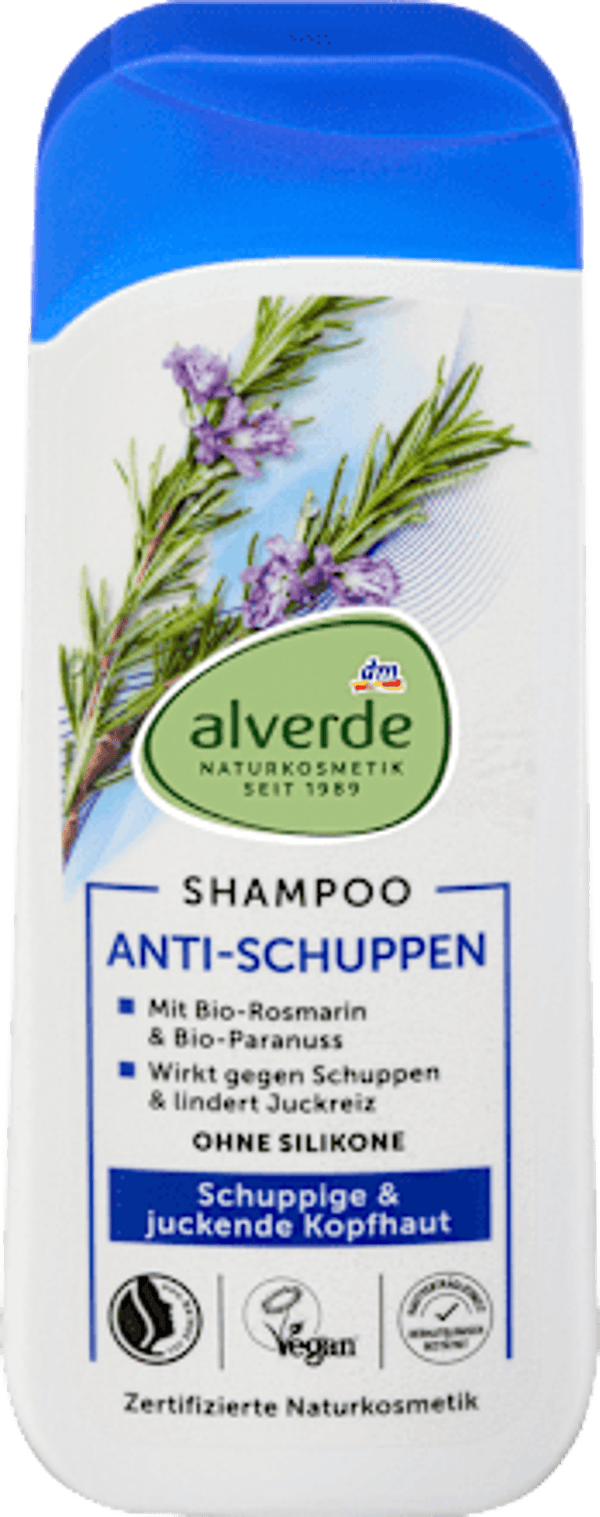 Alverde shampoo Anti-Roos, 200 ml