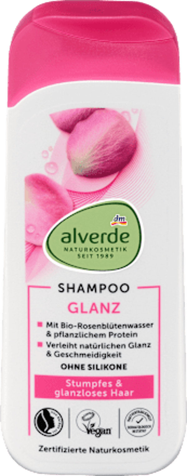 Alverde shampoo Glans, 200 ml