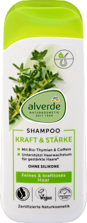 Alverde shampoo, Kracht & Veerkracht, 200 ml