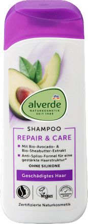 Alverde shampoo Repair & Care, 200 ml