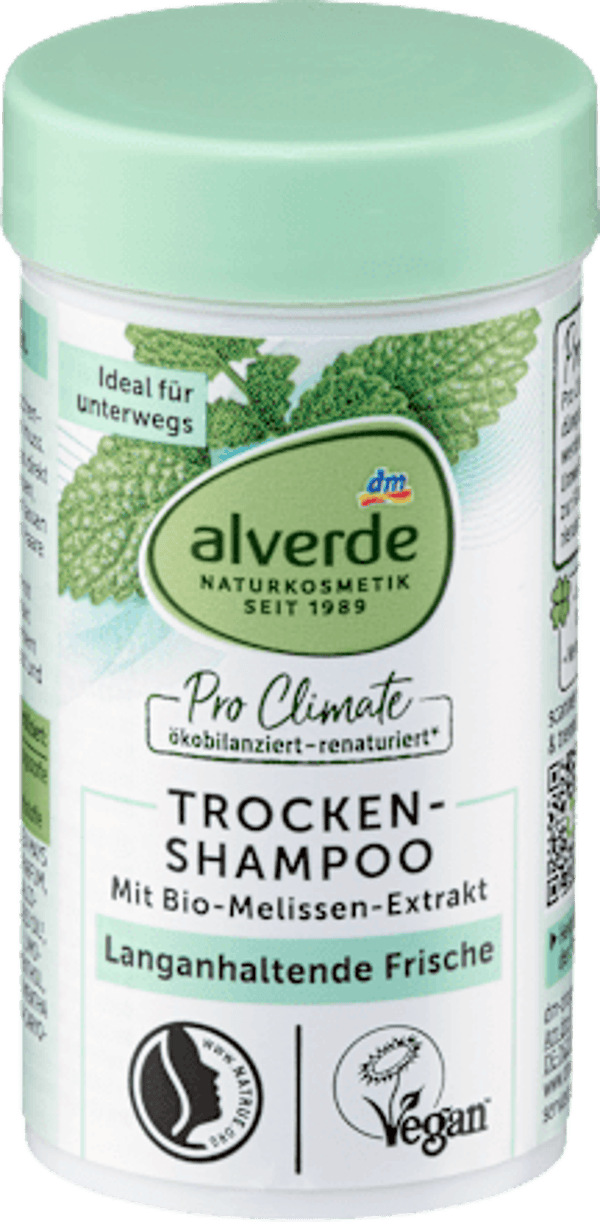 Alverde droogshampoo met melisse-extract, 20 g