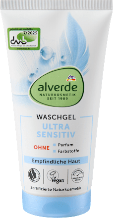 Alverde Ultra Sensitive wasgel voor het gezicht, 150 ml