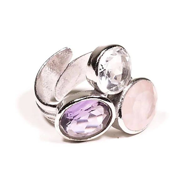 Ring met gouden driehoek
