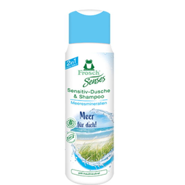 Frosch senses douche & shampoo zeemineralen 300ml