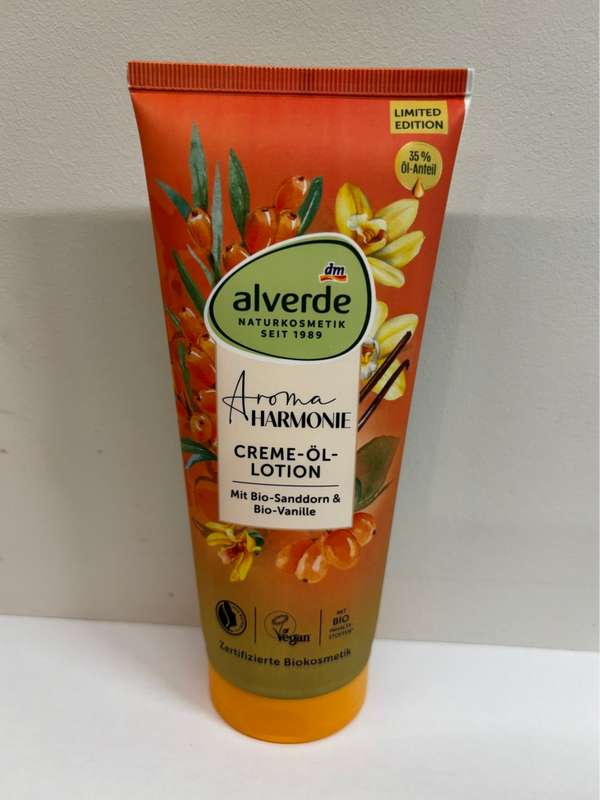 Alverde Aroma Harmonie crème - olie lotion, 200 ml