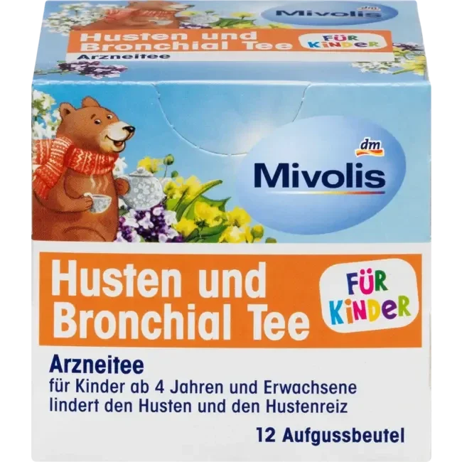 Mivolis kruidenthee kind hoest en bronchiën