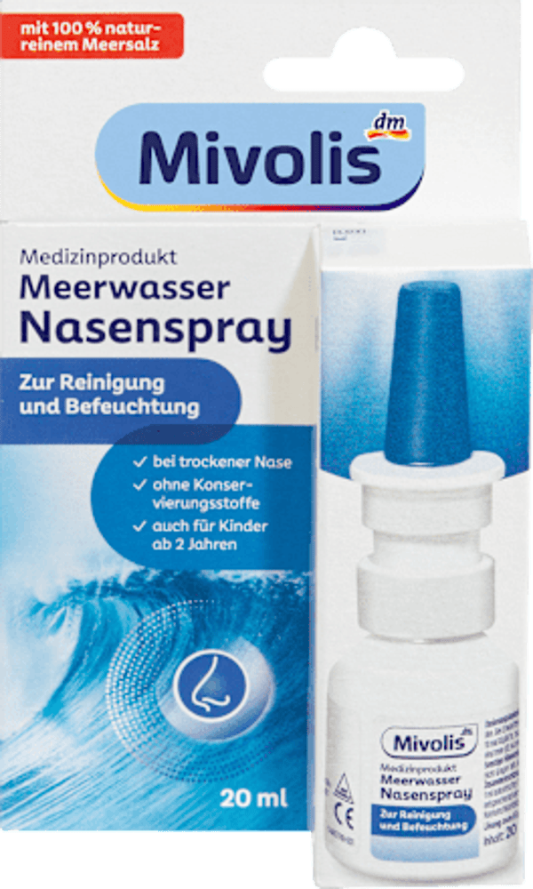 Mivolis neusspray zeezout, 20 ml