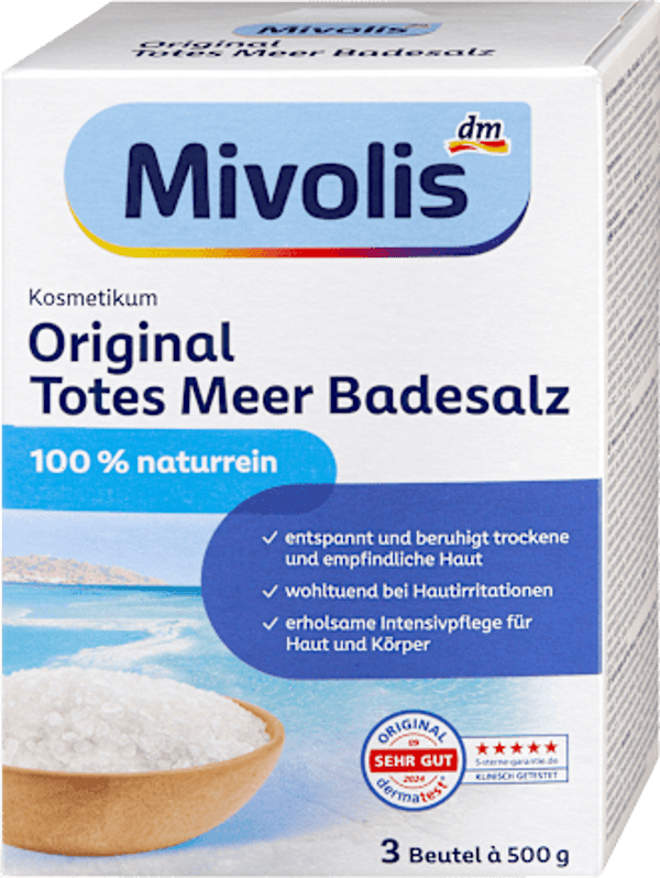 Mivolis Dode Zee badzout, 3 zakken à 500 gram